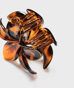 Pince crabe pour les cheveux en forme de fleur de tiaré vue2 - GEMO (ACCESS) - GEMO