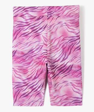Legging de sport court à taille haute élastiquée fille vue3 - GEMO (ENFANT) - GEMO