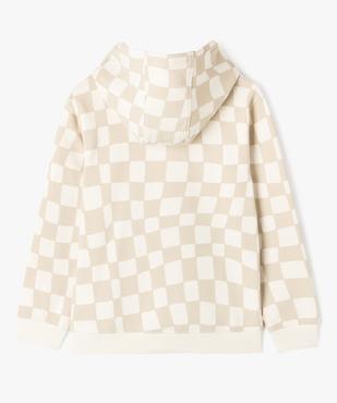 Sweat à capuche en molleton imprimé garçon vue3 - GEMO (JUNIOR) - GEMO
