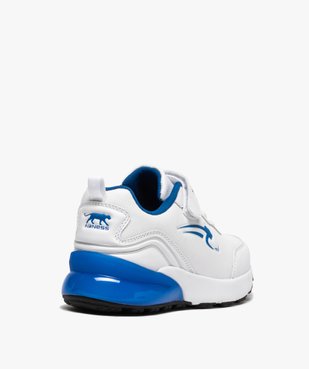 Baskets garçon bicolores fermeture scratch - Airness vue4 - AIRNESS - GEMO