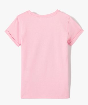 Tee-shirt fille avec motif et inscription pailletée - Pat Patrouille vue3 - PAT PATROUILLE - GEMO