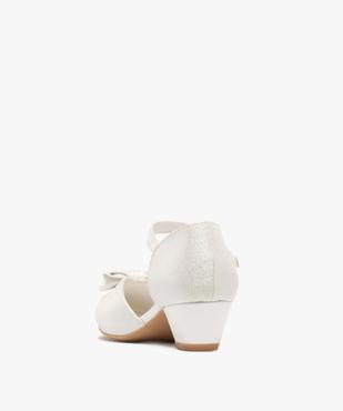 Chaussures à talon pailletées et bride scratch fille vue4 - LOVELY WINGS - GEMO