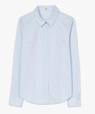 Chemise femme coupe cintrée en coton stretch vue4 - GEMO(FEMME PAP) - GEMO