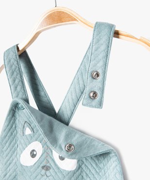 Salopette en molleton imprimé bébé vue3 - GEMO(BB COUCHE) - GEMO