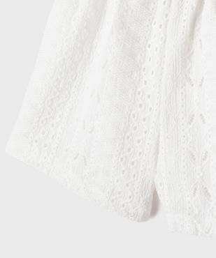 Short en maille ajourée avec taille élastique bébé fille vue2 - GEMO(BEBE DEBT) - GEMO