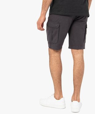 Bermuda homme avec larges poches sur les cuisses vue3 - GEMO (HOMME) - GEMO