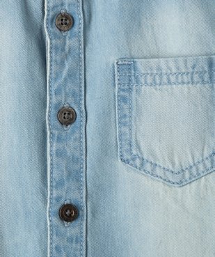 Ensemble 2 pièces : chemise en jean + tee-shirt manches longues bébé garçon vue6 - GEMO 4G BEBE - GEMO