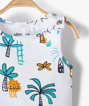 Ensemble bébé garçon 2 pièces : débardeur et short en jersey imprimé vue3 - GEMO(BEBE DEBT) - GEMO