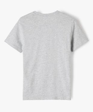 Tee-shirt imprimé Noël garçon vue3 - GEMO (JUNIOR) - GEMO