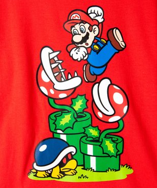 Tee-shirt garçon avec large motif coloré - Super Mario vue3 - MARIO - GEMO