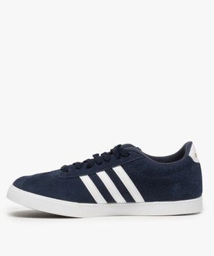 Tennis femme dessus cuir à lacets – Adidas Courtset vue3 - ADIDAS - Nikesneakers