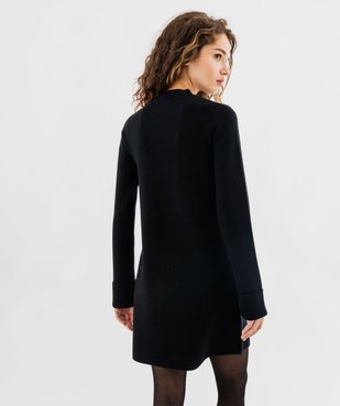 Robe pull coupe évasée femme vue3 - GEMO(FEMME PAP) - GEMO