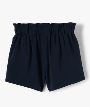 Short fille taille haute élastiquée - Lulu Castagnette vue3 - LULUCASTAGNETTE - GEMO
