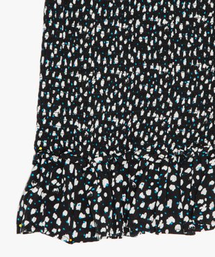 Jupe fille courte et imprimée en smocks vue2 - GEMO (JUNIOR) - GEMO