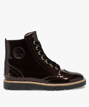 Bottines fille façon derbies vernies – Lulu Castagnette vue1 - LULU CASTAGNETT - GEMO