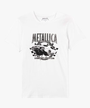 Tee-shirt homme avec motif sur l'avant - Metallica vue4 - METALLICA - GEMO