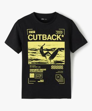Tee-shirt manches courtes surf garçon vue1 - GEMO (JUNIOR) - GEMO