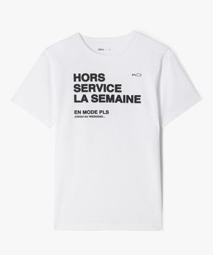 Tee-shirt imprimé estival garçon vue1 - GEMO 4G GARCON - GEMO