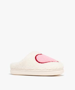 Chaussons mules chaudes et douillettes femme vue2 - GEMO 4G FEMME - GEMO