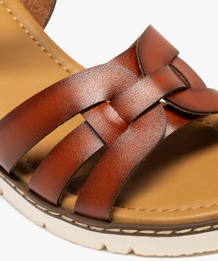 Sandales à brides avec talon compensé et semelle sport femme - Valentina Baldano vue7 - VALENTINA BALDA - GEMO