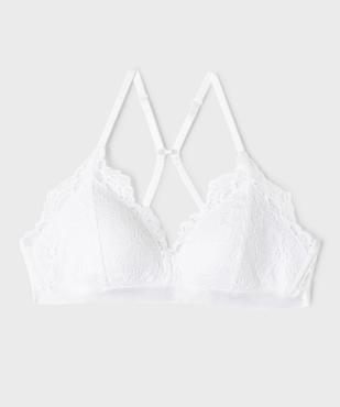 Soutien-gorge triangle en dentelle à bretelles multi-positions fille vue1 - GEMO (JUNIOR) - GEMO