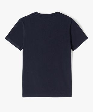 Tee-shirt imprimé en coton garçon vue3 - GEMO (JUNIOR) - GEMO