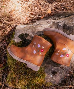 Boots avec motifs fleuris brodés fille - Lovely Wings vue6 - LOVELY WINGS - GEMO
