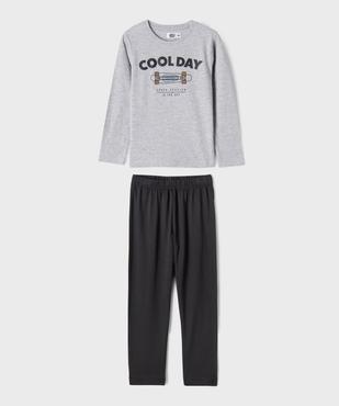 Pyjama 2 pièces en coton imprimé garçon vue1 - GEMO 4G GARCON - GEMO