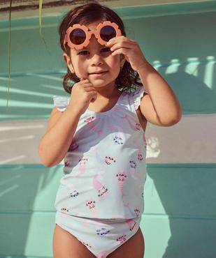 Maillot de bain 2 pièces à motifs chats bébé fille vue1 - GEMO(BEBE DEBT) - GEMO