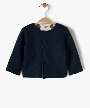 Sweat bébé réversible fermeture pressions vue1 - GEMO(BB COUCHE) - GEMO