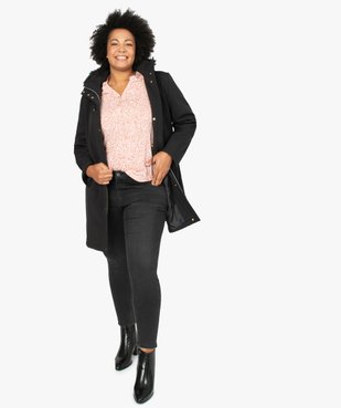 Jean femme slim 4 poches extensible vue5 - GEMO (G TAILLE) - GEMO
