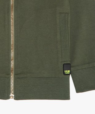 Sweat garçon à capuche avec inscription en relief vue4 - GEMO (ENFANT) - GEMO