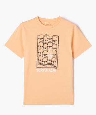 Tee-shirt graphique streetwear garçon vue3 - GEMO 4G GARCON - GEMO