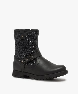 Boots fille à tige pailletée vue2 - GEMO (ENFANT) - GEMO