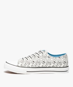 Baskets homme en toile imprimée Rick and Morty vue3 - RICK ET MORTY - GEMO