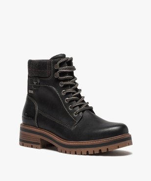 Boots femme à semelle crantée – Tom Tailor vue2 - TOM TAILOR - GEMO