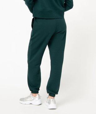 Pantalon de jogging en molleton femme vue3 - GEMO(FEMME PAP) - GEMO