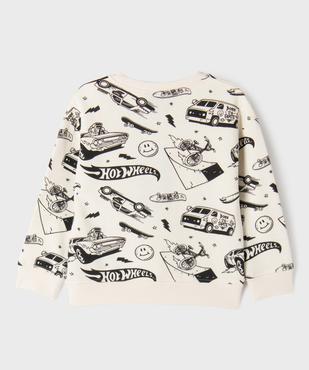 Sweat imprimé véhicules et skate garçon - Hot Wheels vue5 - HOT WHEELS - GEMO