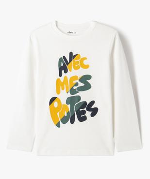 T-shirt manches longues imprimé garçon vue2 - PREMIER PRIX BY GEMO - GEMO