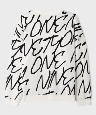 Pull en maille viscose douce et souple imprimée all over garçon vue3 - GEMO 4G GARCON - GEMO
