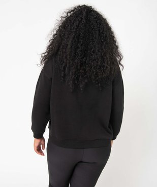 Sweat femme grande taille à à motif spécial Noël vue3 - GEMO (G TAILLE) - GEMO
