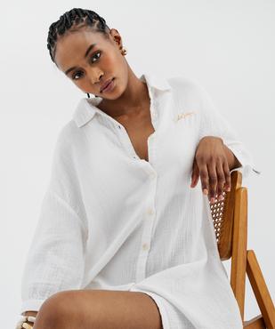 Bas de maillot de bain en maille gaufrée femme - LuluCastagnette vue4 - LULUCASTAGNETTE - GEMO