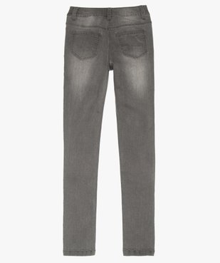 Jean fille coupe skinny en matière extensible vue3 - GEMO C4G FILLE - GEMO