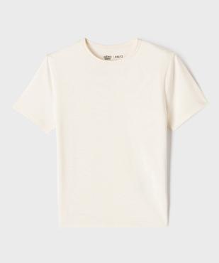 Tee-shirt manches courtes coupe courte fille vue1 - GEMO 4G FILLE - GEMO