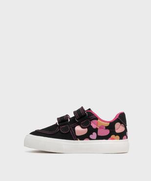 Tennis en toile fermeture scratch fille - Lovely Wings vue3 - LOVELY WINGS GEMO FOR GOOD - GEMO