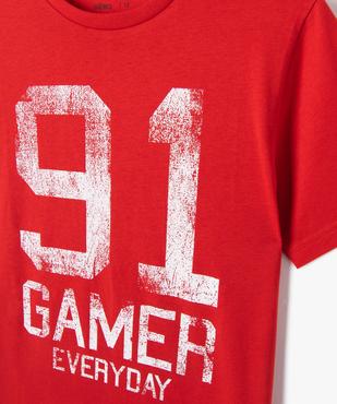 T-shirt manches courtes gamer garçon vue2 - PREMIER PRIX BY GEMO - GEMO