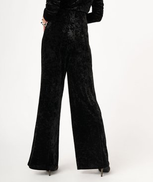 Pantalon large en velours fluide femme vue3 - GEMO(FEMME PAP) - GEMO