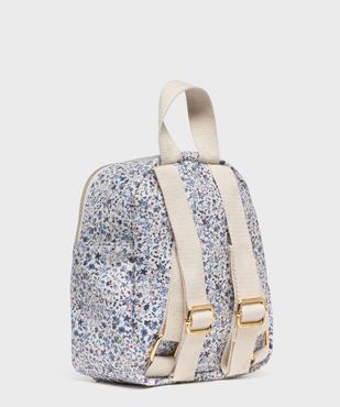 Sac à dos à motifs fleuris fille - LuluCastagnette vue2 - LULU CASTAGNETT - GEMO