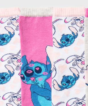 Chaussettes hautes imprimées Stitch et Angel fille (lot de 5) - Disney vue4 - LILO & STITCH - GEMO