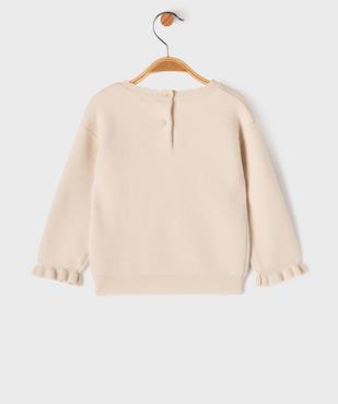 Pull moelleux, doux et extensible bébé fille - LuluCastagnette vue3 - LULUCASTAGNETTE - GEMO